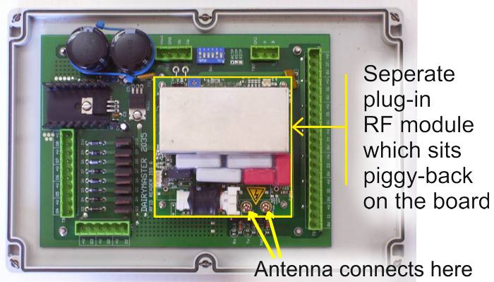 Dairyking Auto Identification Reader pcb